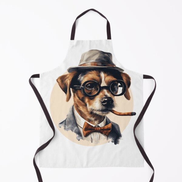 Item preview, "Elegant Companion A Playful Canine Illustration" designed and sold by nowggStudis.