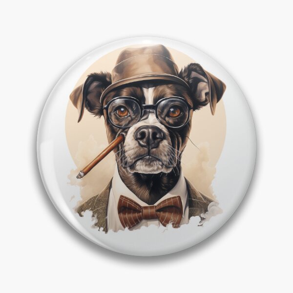 Item preview, "Elegant Companion A Playful Canine Illustration" designed and sold by nowggStudis.