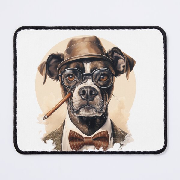Item preview, "Elegant Companion A Playful Canine Illustration" designed and sold by nowggStudis.