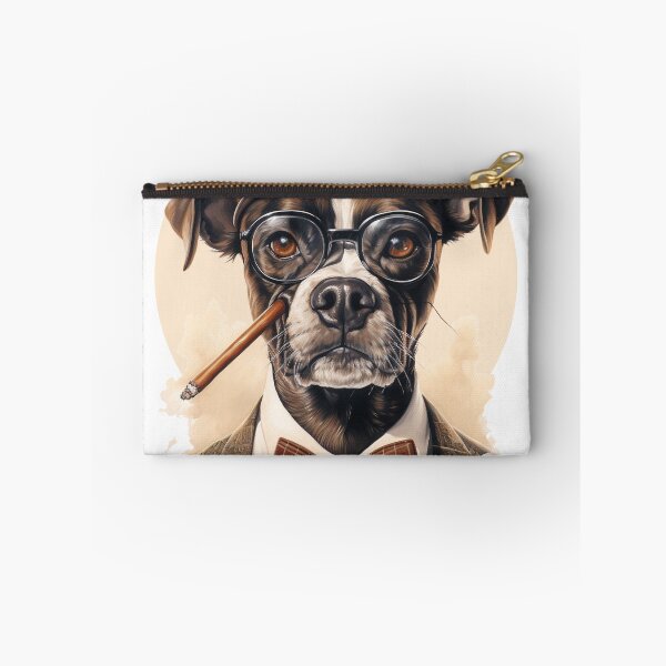 Item preview, "Elegant Companion A Playful Canine Illustration" designed and sold by nowggStudis.