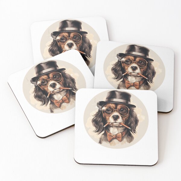 Item preview, "Canine Charm: A Dapper Illustration of a Tailored Dog" designed and sold by nowggStudis.
