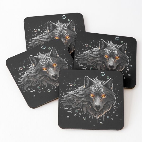 Item preview, Silver Wolf, a mystical wolf figure. designed and sold by My-fake-places.