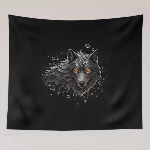 Item preview, Silver Wolf, a mystical wolf figure. designed and sold by My-fake-places.
