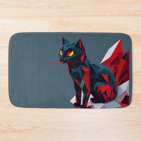Item preview, Geometric Cat Yellow Eyes designed and sold by FocusChillax.