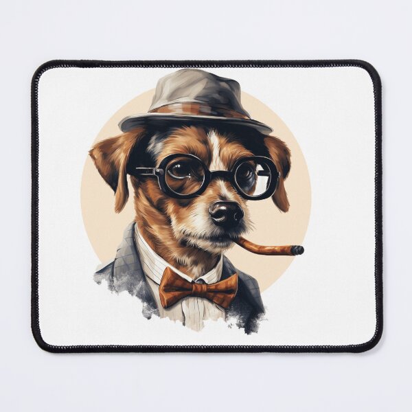 Item preview, "Stylish Pooch: A Delightful Canine Artwork" designed and sold by nowggStudis.
