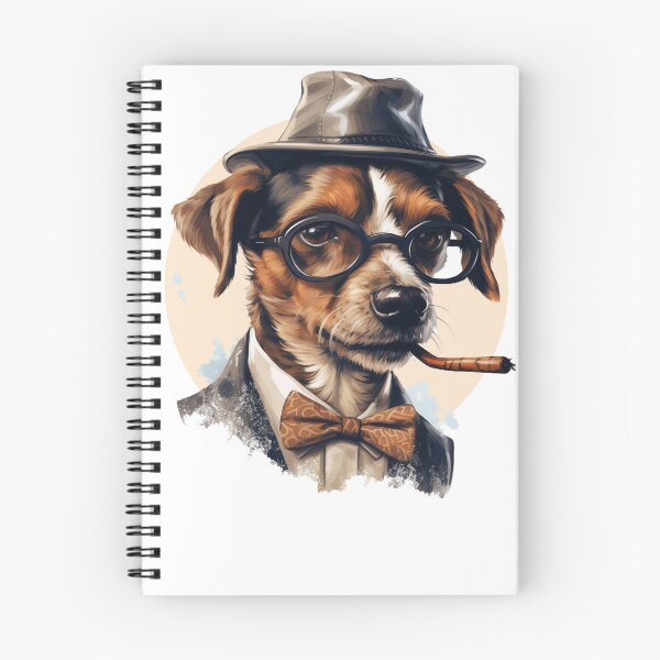 Item preview, "Refined Canine: A Playful Illustration of Tailored Elegance" designed and sold by nowggStudis.