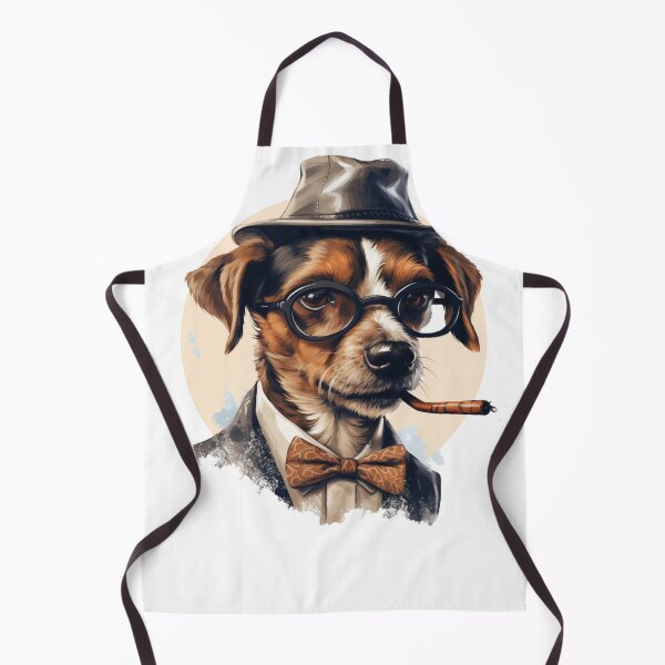 Item preview, "Refined Canine: A Playful Illustration of Tailored Elegance" designed and sold by nowggStudis.