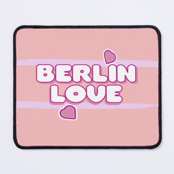 Item preview, Berlin Love Pink Letters Capital Love designed and sold by Ecmoprints.