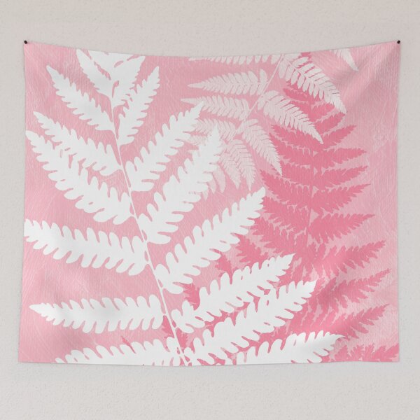 Item preview, Fern Leaves In Pink Modern Botanical Painting designed and sold by Glimmersmith.