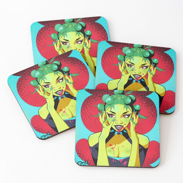 Item preview, Demon Zinnia designed and sold by Fumisketchies.