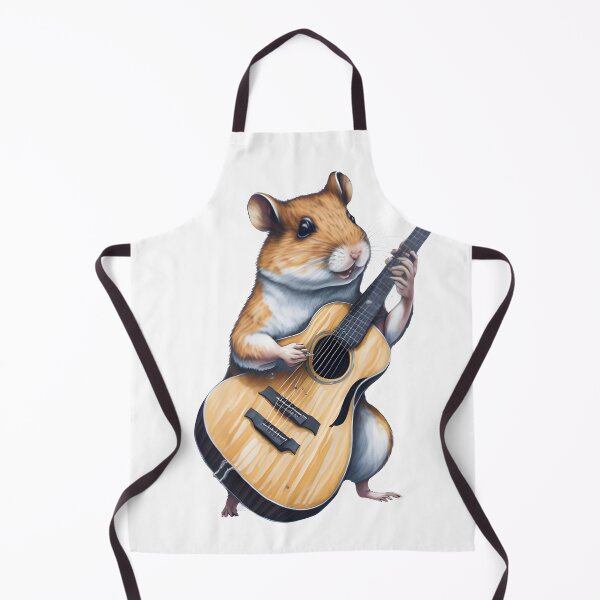Item preview, Hamster playing an acoustic guitar ,hamster lovers designed and sold by ratchawoot.