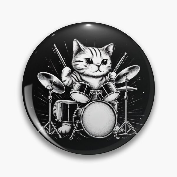 Item preview, DRUM CAT BLACK designed and sold by CERANARTS.