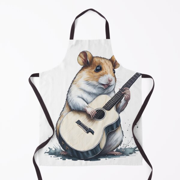 Item preview, Hamster playing acoustic guitar ,hamster lovers designed and sold by ratchawoot.