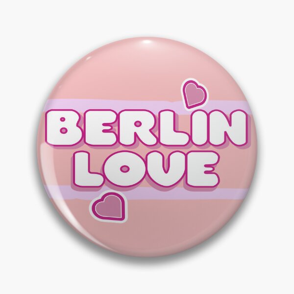 Item preview, Berlin Love Pink Letters Capital Love designed and sold by Ecmoprints.