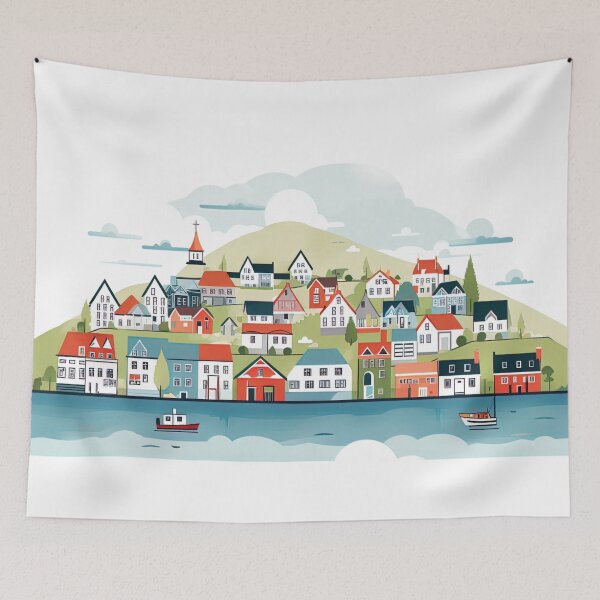 Item preview, Faroe Islands | cute style designed and sold by ComicsFactory.