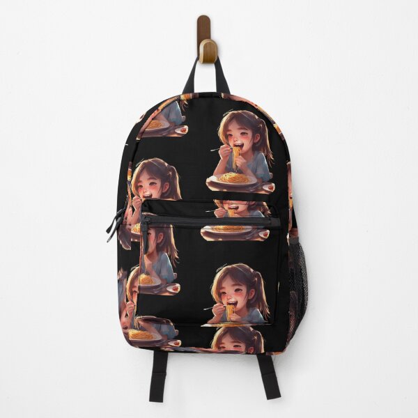 Item preview, Girl Eating Spaghetti Cute Kawaii Girl Eating spaghetti Cute Anime Girl Eating Spaghetti designed and sold by MatthewViews.