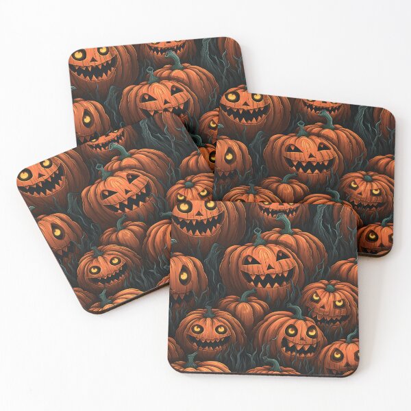 Item preview, Halloween Creepy Pumpkins designed and sold by 4TeeToo.