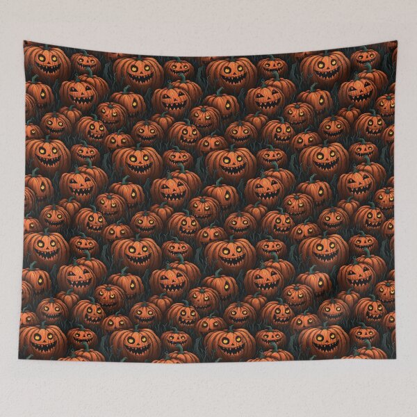Item preview, Halloween Creepy Pumpkins designed and sold by 4TeeToo.