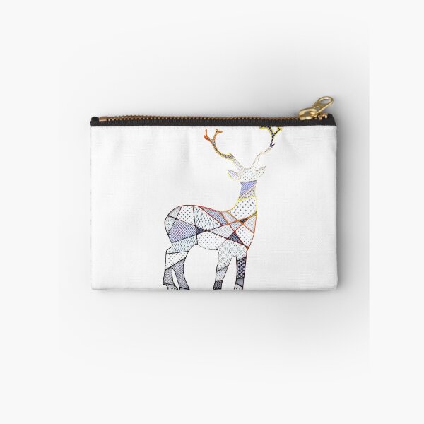 Item preview,  Geometric deer, blue and white. designed and sold by My-fake-places.