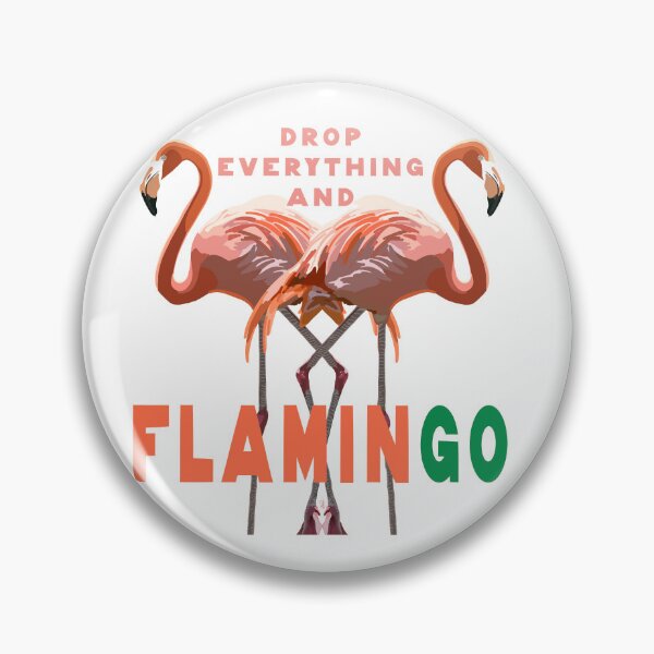 Item preview, Drop Everything And Flamingo designed and sold by LauraWolfArtist.