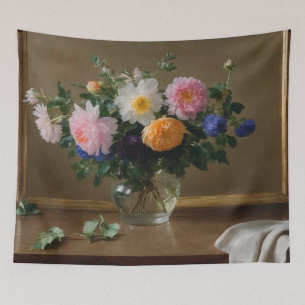 Item preview, Nature in Oil; Flowers in elegant jar designed and sold by impactartanime.