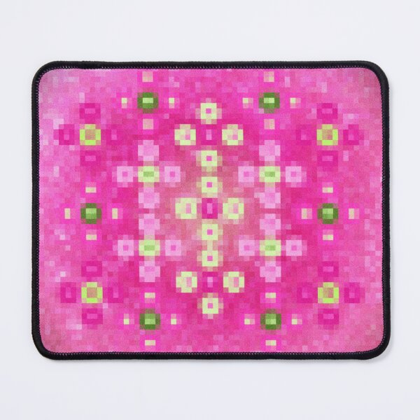 Item preview, Pixelated flowers in pink pop up field ( aesthetic ) designed and sold by KLS01.