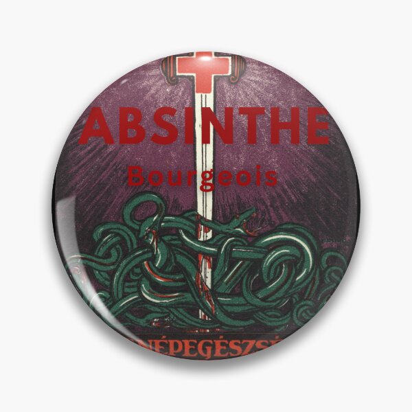 Item preview, Vintage Marque Deposee Absinthe Bourgeois Lithograph Wall Art designed and sold by Jéanpaul  Ferro.