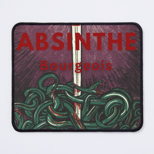 Item preview, Vintage Marque Deposee Absinthe Bourgeois Lithograph Wall Art designed and sold by Jéanpaul  Ferro.