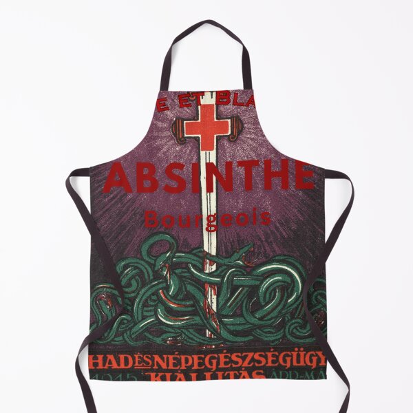 Item preview, Vintage Marque Deposee Absinthe Bourgeois Lithograph Wall Art designed and sold by Jéanpaul  Ferro.