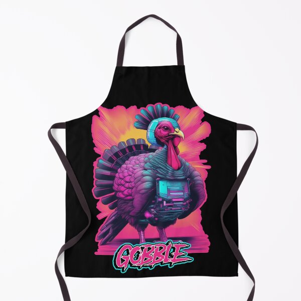 Item preview, Vaporwave 90s Retro Cybernetic Turkey Gobble designed and sold by WolfMerrik.