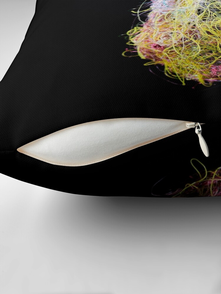 Thumbnail 2 of 4, Pillow, With What is Left - Baltimore Oriole Nest Sculpture designed and sold by ZoraVerona.