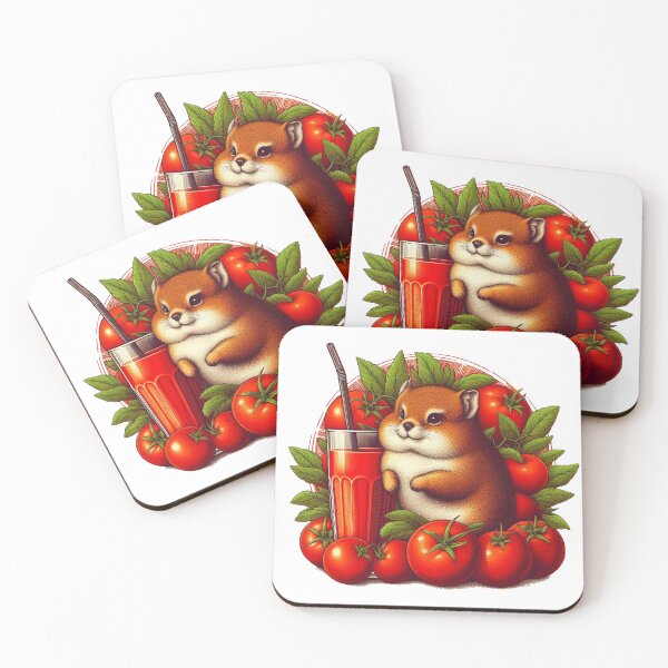 Item preview, Tomato Squattin' Quokka designed and sold by ComputerContent.