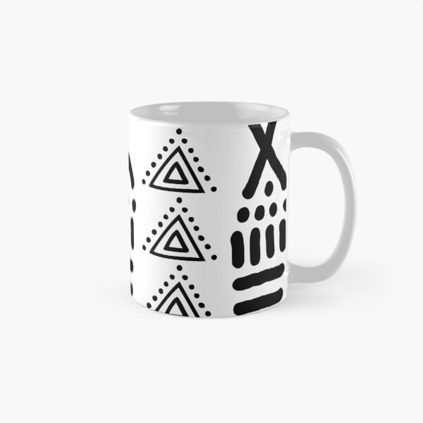 Item preview, White African Mud Cloth Design designed and sold by funkyvibes.