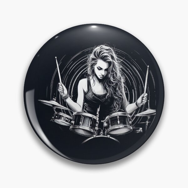 Item preview, GIRL DRUM POWER designed and sold by CERANARTS.