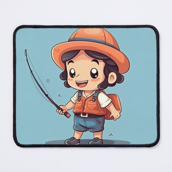 Item preview, Fisherman | cute style designed and sold by ComicsFactory.