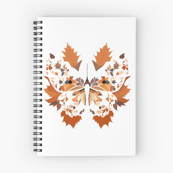 Item preview, Butterfly made of autumn leaves designed and sold by HcnDesigner.