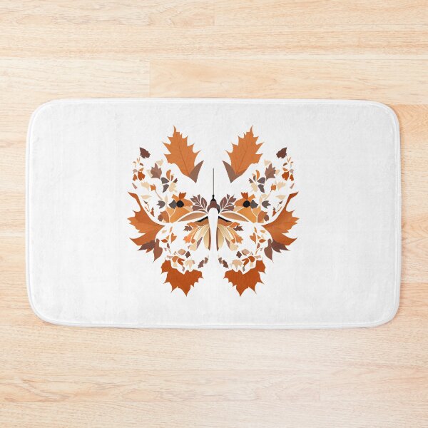 Item preview, Butterfly made of autumn leaves designed and sold by HcnDesigner.