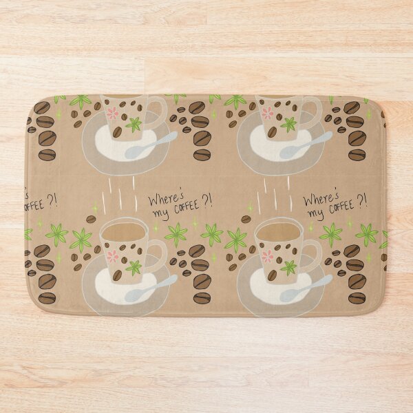 Item preview, Where's my coffee graphic - small designed and sold by SerahO.