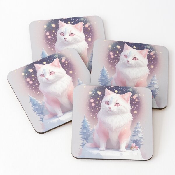 Item preview, fantasy christmas cat designed and sold by kombos.