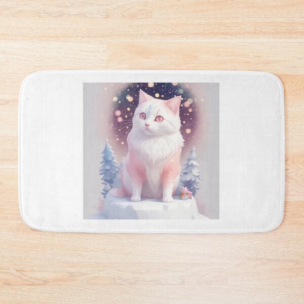 Item preview, fantasy christmas cat designed and sold by kombos.