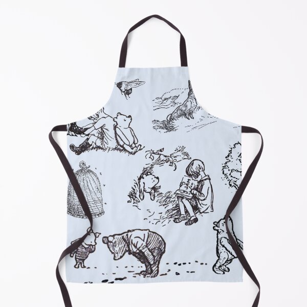 Item preview, Classic Winnie the Pooh Toile Light Blue designed and sold by stargazerhill.