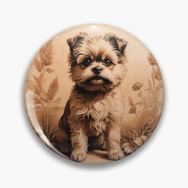 Item preview, Affenpinscher: The Quirky Charm of Wood (Pyro Pets Art - 046) designed and sold by pyropetsart.