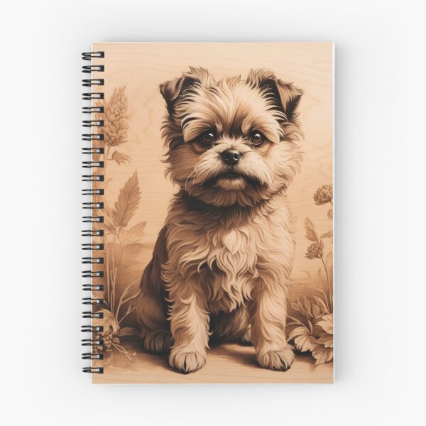 Item preview, Affenpinscher: The Quirky Charm of Wood (Pyro Pets Art - 046) designed and sold by pyropetsart.