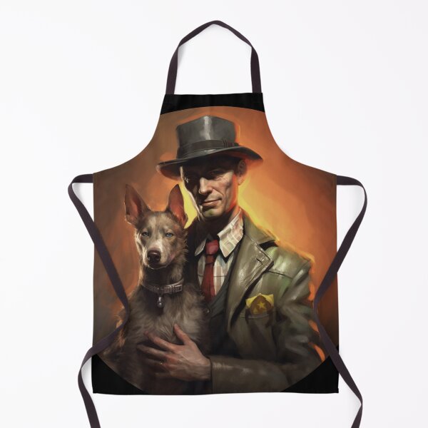 Item preview, Nick Valentine and Dogmeat designed and sold by MendaciousMina.