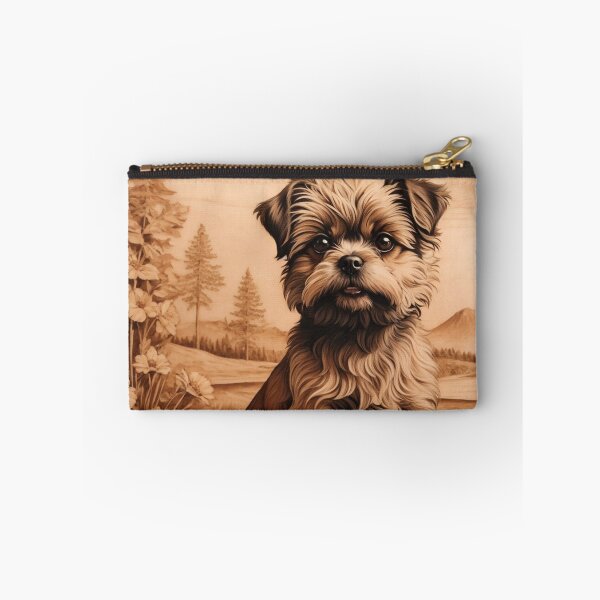 Item preview, Affenpinscher: The Quirky Charm of Wood (Pyro Pets Art - 047) designed and sold by pyropetsart.