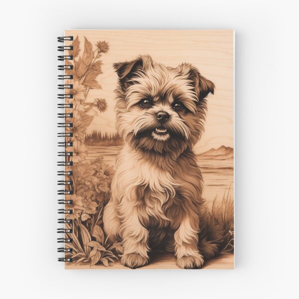Item preview, Affenpinscher: The Quirky Charm of Wood (Pyro Pets Art - 048) designed and sold by pyropetsart.