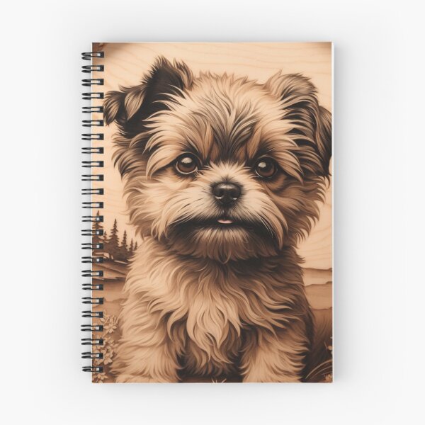 Item preview, Affenpinscher: The Quirky Charm of Wood (Pyro Pets Art - 049) designed and sold by pyropetsart.