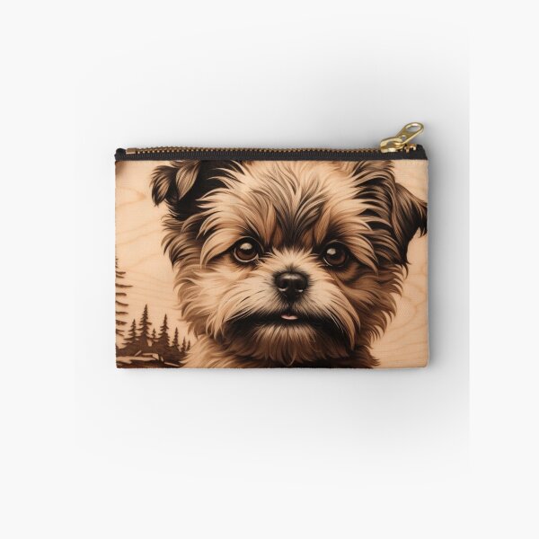 Item preview, Affenpinscher: The Quirky Charm of Wood (Pyro Pets Art - 049) designed and sold by pyropetsart.