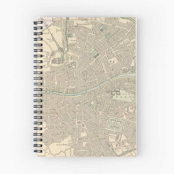 Item preview, Vintage Map of Dublin Ireland (1901) designed and sold by BravuraMedia.