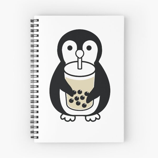 Item preview, Cute Penguin Drinking Boba designed and sold by bobalogy.